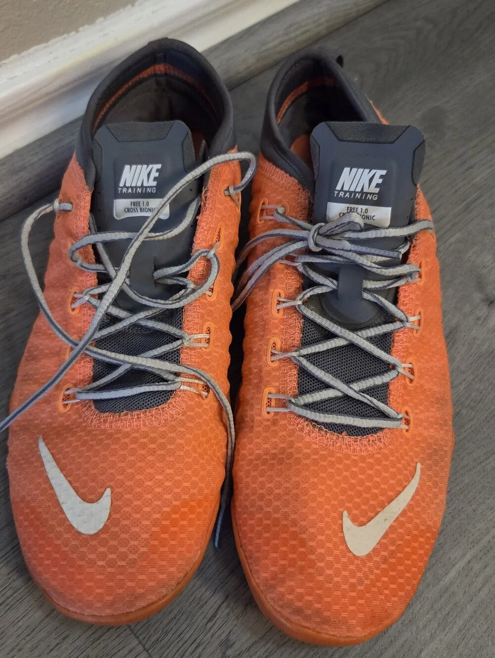 Women's Nike Free Cross Bionic 1.0 Spikeless Orange Track Shoes 641530-801 US 9 - Picture 2 of 13